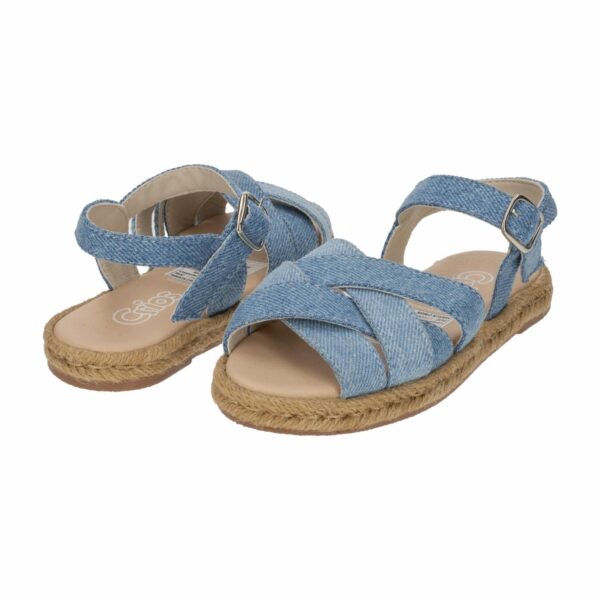 Sandalias Yute Diseño Denim Jean CRIOS - Imagen 8
