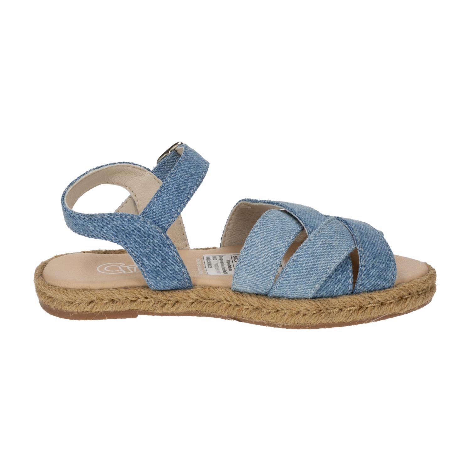 Sandalias Yute Diseño Denim Jean CRIOS - Imagen 4