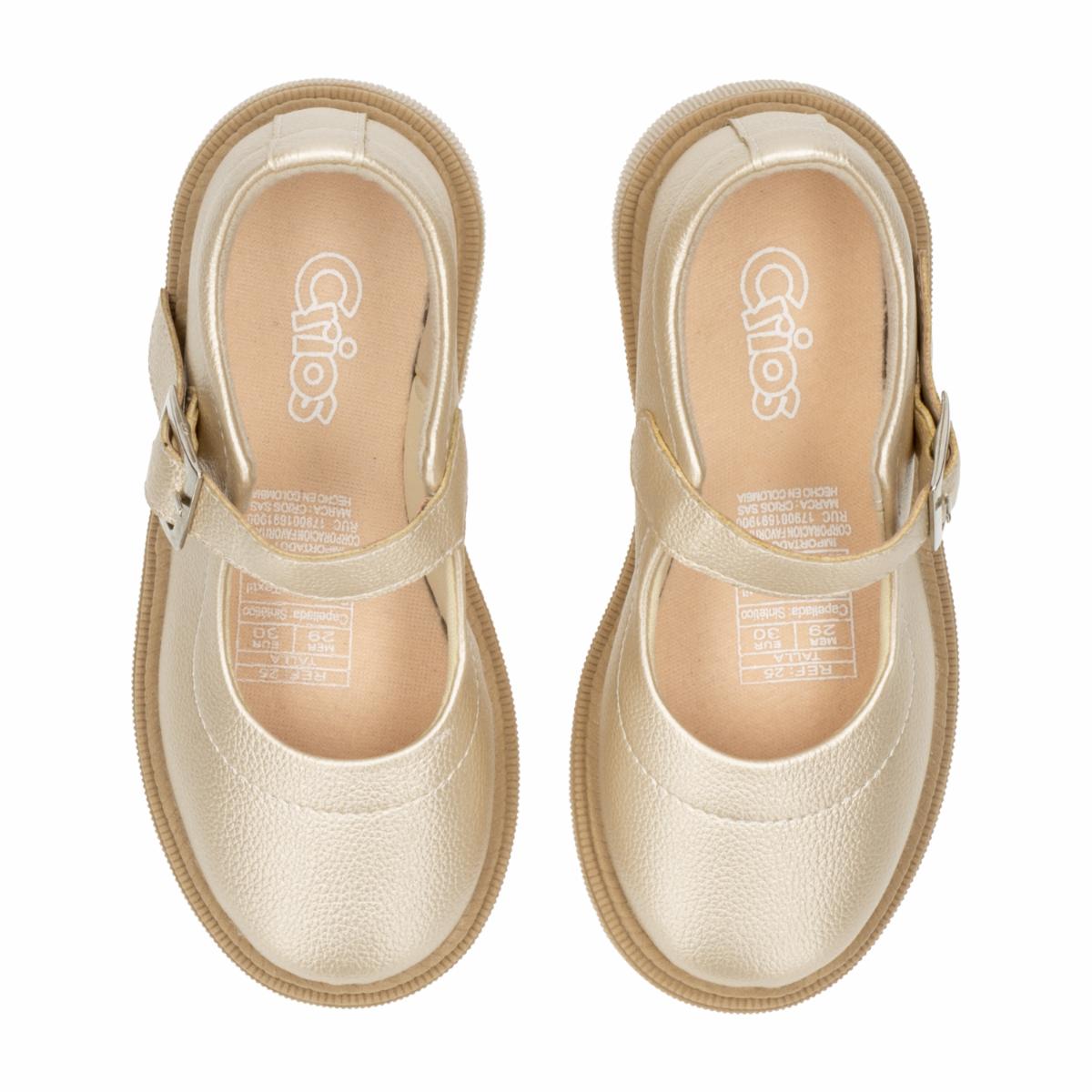 Zapato Mafalda Champagne CRIOS - Imagen 2