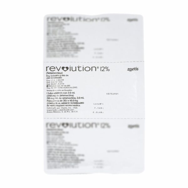 Revolution 12% Verde ZOETIS 20,1 A 40 Kg - Imagen 2