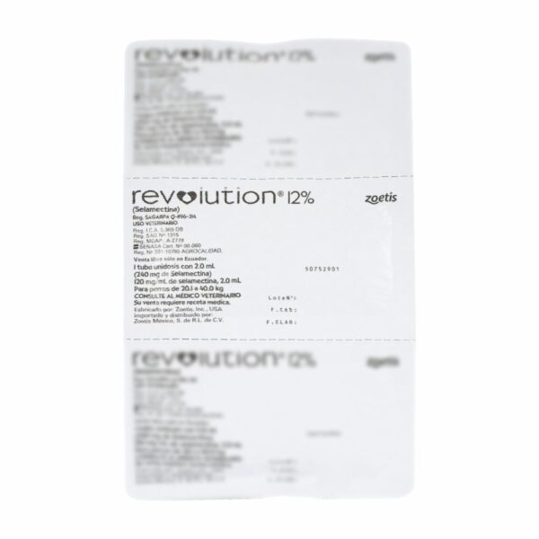 Revolution 12% Verde ZOETIS 20,1 A 40 Kg - Imagen 2
