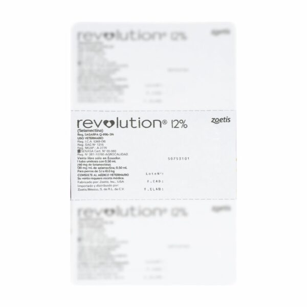 Revolution 12% Café ZOETIS 5,1 A 10 Kg - Imagen 2