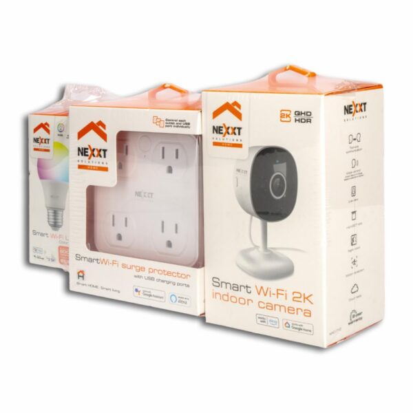 Kit Cámara + Bombillo + Enchufe NEXXT Paquete - Imagen 3