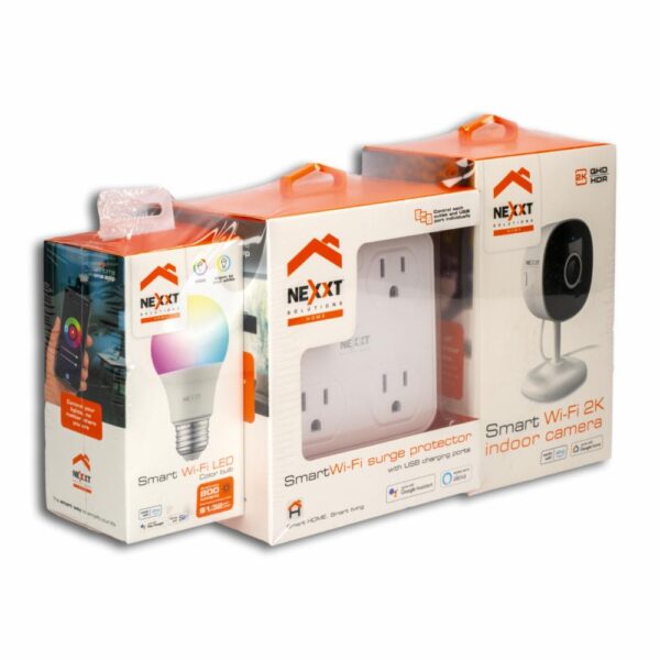 Kit Cámara + Bombillo + Enchufe NEXXT Paquete - Imagen 4