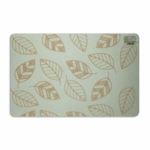 Individual Para Mesa Diseño Hojas Color Rosa HOME SET 42 X 27 Cm