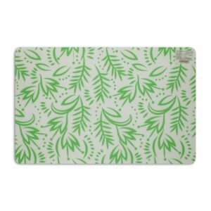 Individual Para Mesa Diseño Ramitas Color Verde HOME SET 42 X 27 Cm
