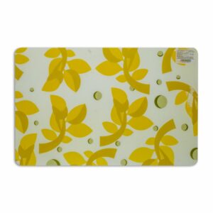Individual Para Mesa Diseño Lavanda Color Amarillo HOME SET 42 X 27 Cm