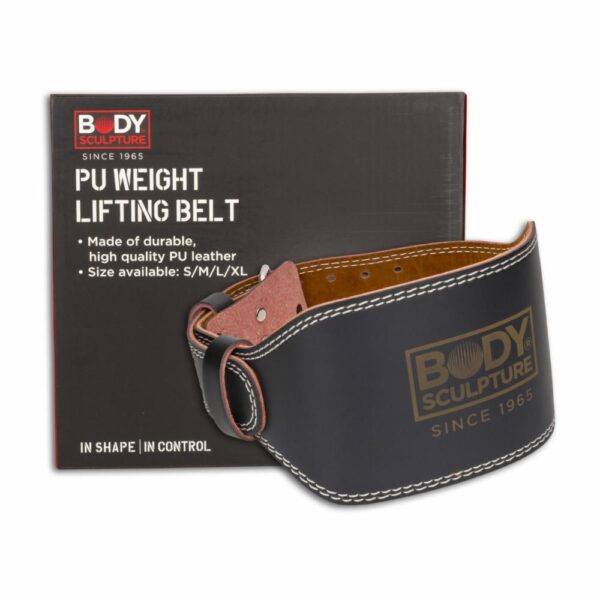 Cinturón Deportivo Para Levantar Pesas De Cuero BODY SCULPTURE XL