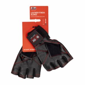 Guantes Para Ejercicio De Cuero Talla Extra Grande BODY SCULPTURE Pack X 2 Uds