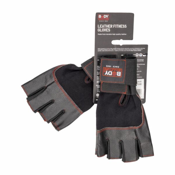Guantes Para Ejercicio De Cuero Talla Extra Grande BODY SCULPTURE Pack X 2 Uds - Imagen 2