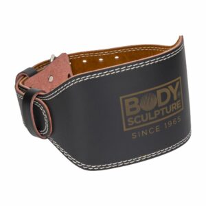 Cinturón Deportivo Para Levantar Pesas De Cuero BODY SCULPTURE M