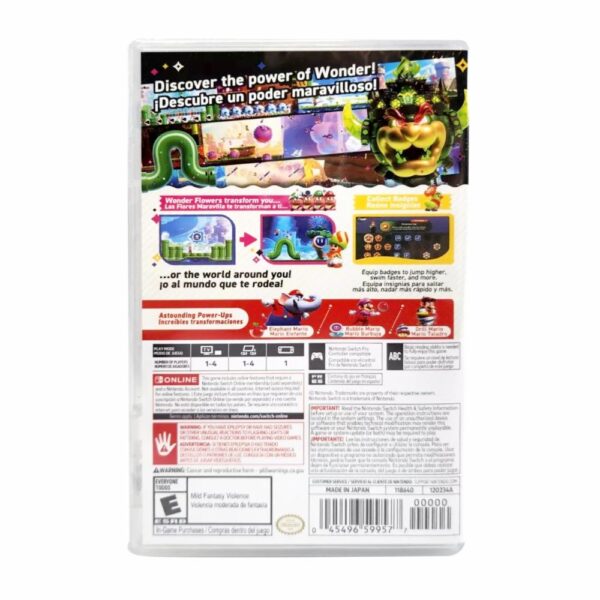 Juego Para Switch Super Mario Wonder NINTENDO Disco - Imagen 2