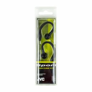 Audífonos Sport Secure Fit HAEC10B JVC Con Cable