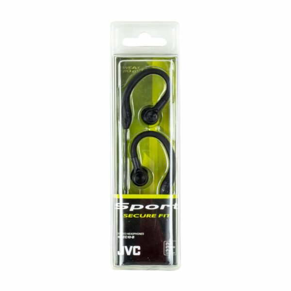 Audífonos Sport Secure Fit HAEC10B JVC Con Cable