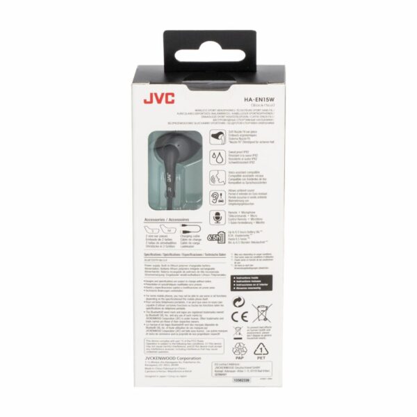 Audífonos Con Micrófono Volumen Blanco JVC Bluetooth - Imagen 2