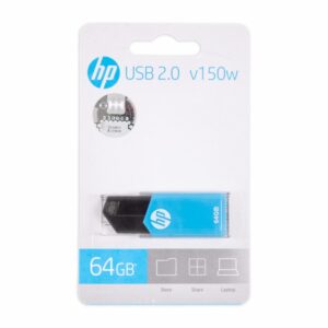 Flash Memory V150W Negro Con Azul HP 64 Gb