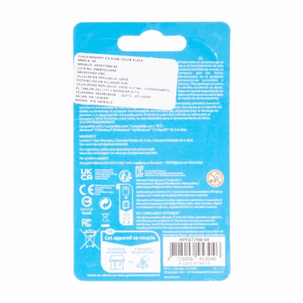 Flash Memory X779W HP 64 Gb - Imagen 2