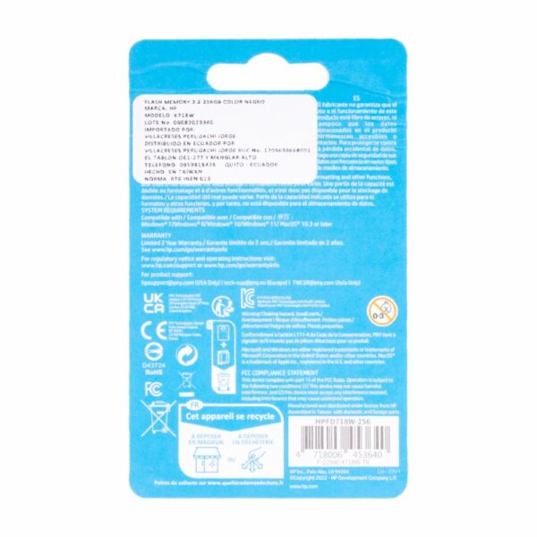 Flash Memory X718W HP 256 Gb - Imagen 2