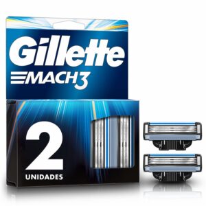 Repuesto Afeitadora Caballero Mach 3 GILLETTE X 2 Uds
