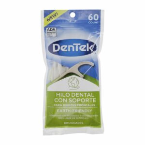 Hilo Dental Para Dientes Frontales DENTEK Pack X60 U