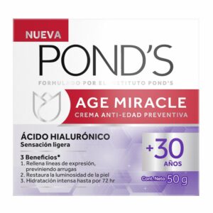 Crema Facial Anti Edad Preventiva Miracle POND`S 50 G