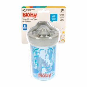 Vaso Infantil 3d Con Tapa De Silicon NUBY Unidad