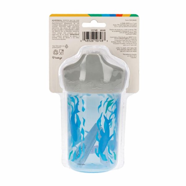 Vaso Infantil 3d Con Tapa De Silicon NUBY Unidad - Imagen 2