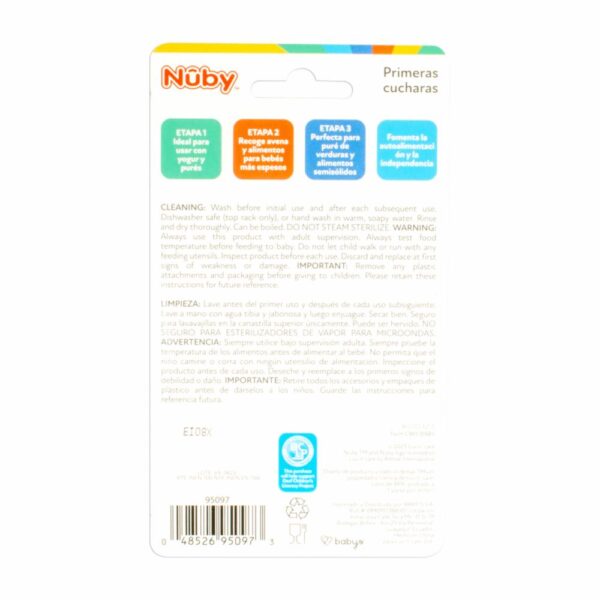 Cucharas Para Bebé De Etapas NUBY Unidad - Imagen 2