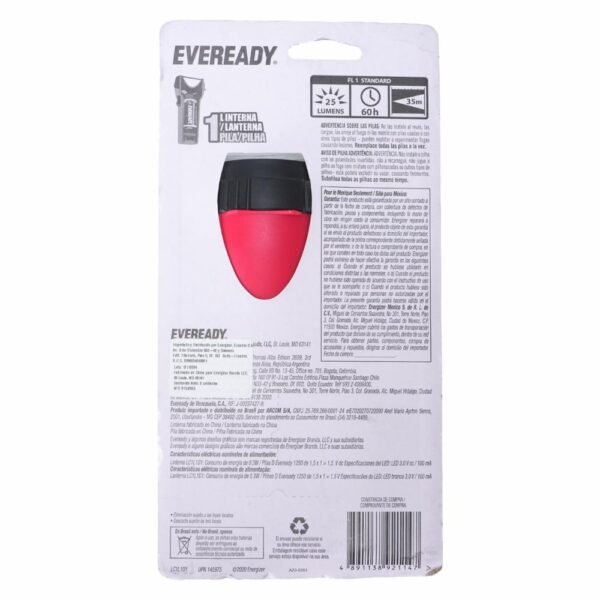 Led 1 D Plastic Light W/B ENERGIZER Unidad - Imagen 2