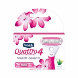Repuesto Quattro For Woman SCHICK Paquete