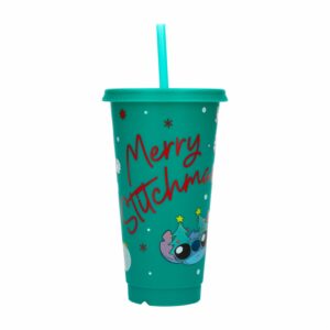 Vaso Con Pitillo Diseño Stitch FUN KIDS Unidad