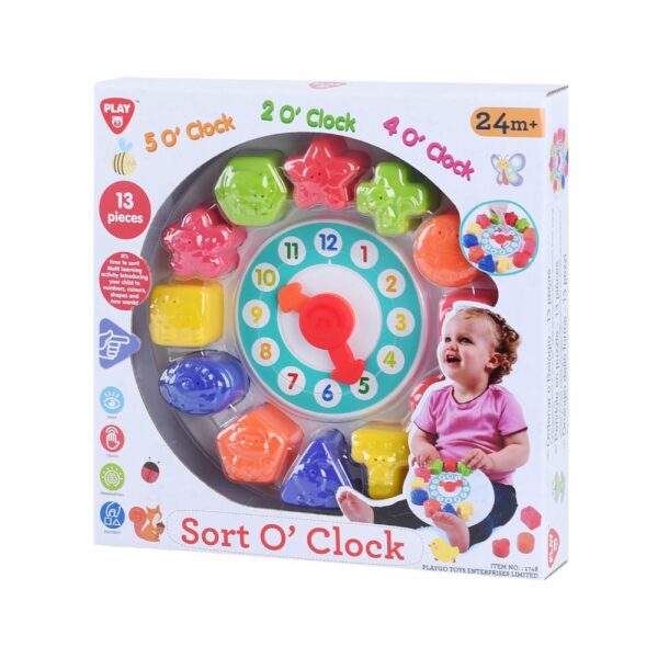 Reloj Didáctico PLAYGO Para Bebé