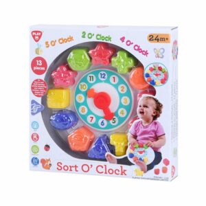 Set De Juego Reloj Clasificador PLAYGO 13 Piezas
