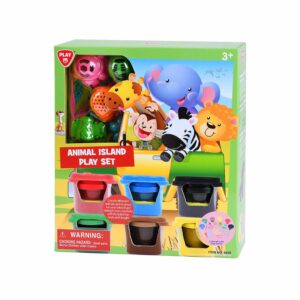 Masa Moldeable Isla De Animales PLAYGO Incluye Accesorios