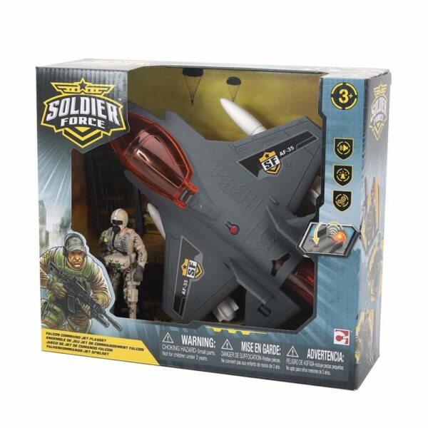 Set De Juego Avión De Combate SOLDIER FORCE 7 Piezas