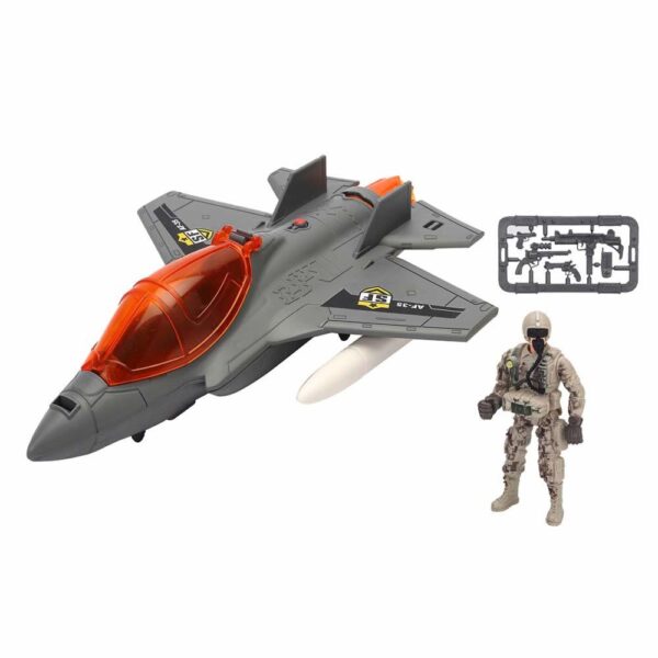 Set De Juego Avión De Combate SOLDIER FORCE 7 Piezas - Imagen 2