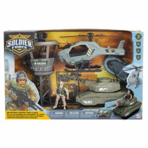 Set De Juego Campamento De Defensa SOLDIER FORCE 14 Piezas