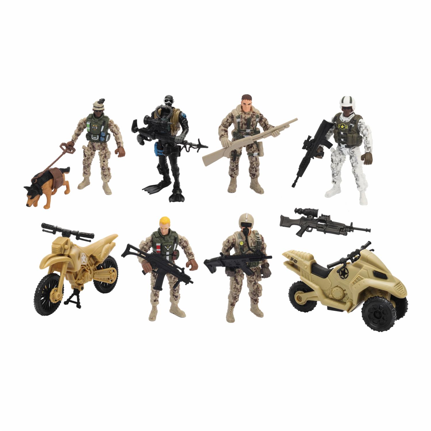 Set De Juego Soldados SOLDIER FORCE 15 Piezas - Imagen 2