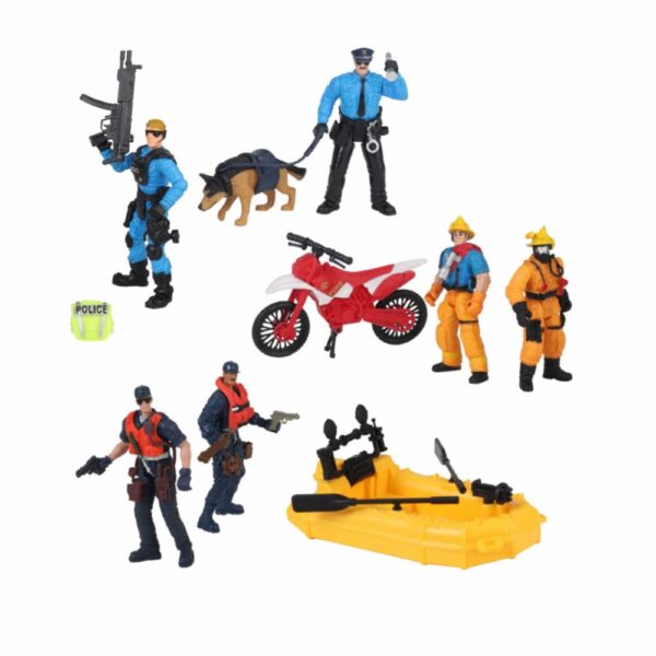 Set De Juego Unidad De Rescate Urbano SOLDIER FORCE 13 Piezas - Imagen 2