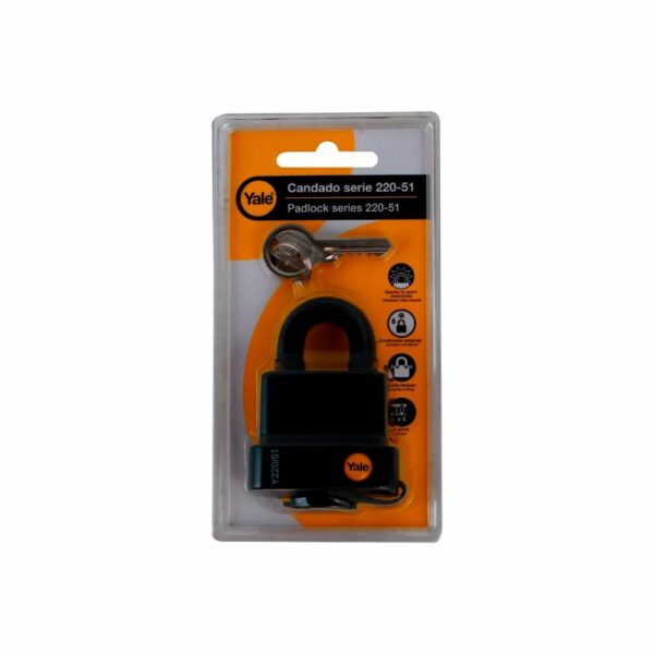 Candado Pad 220 Out door 51Mm Vis YALE Unidad