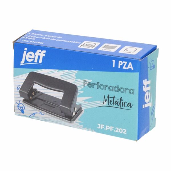 Perforadora De Hojas Metálica Pequeña JEFF Unidad - Imagen 3