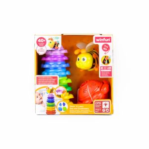 Set De Juego Apilables De Abeja Y Girasol WINFUN Posee +40 Sonidos