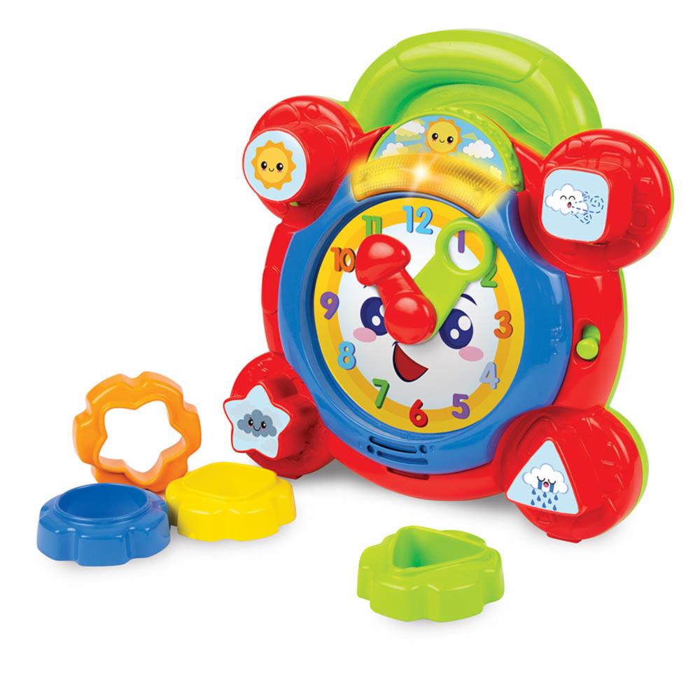 Set De Juego Reloj Educativo WINFUN Posee Sonido - Imagen 2