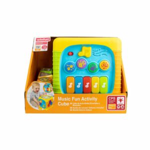 Cubo De Actividades Divertidas Y Musicales WINFUN Incluye Formas