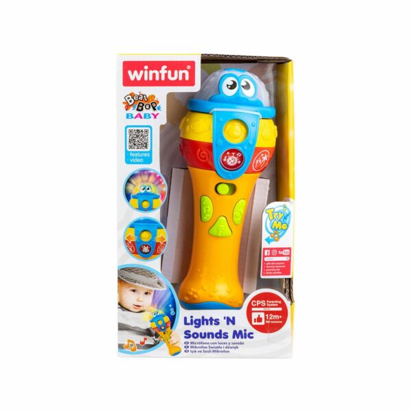 Micrófono Con Luz Y Sonido WINFUN Para Bebé