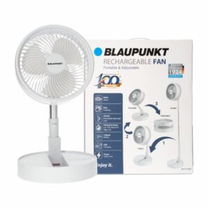 Mini Ventilador Plegable Recargable 40" BLAUPUNKT BFR150WH