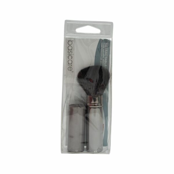 Brocha Retráctil Para Base Y Polvo BASICARE Con Mango Ergonómico De 2.3Cm