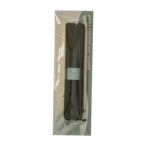 Lima De Uñas Esmeril Bordeadoras BASICARE X 10 Uds De 11.5 Cm Cada Unidad.