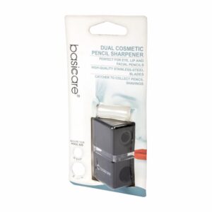 Sacapuntas Doble BASICARE Versátil Y Ergonómico Accesorio De Belleza