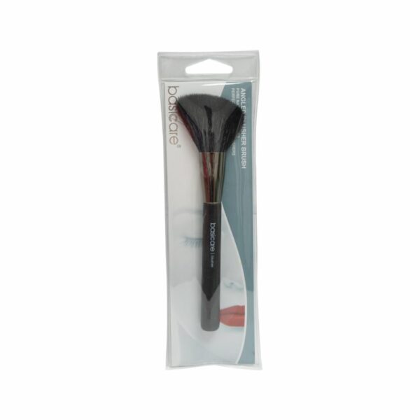 Brocha Angular Para Maquillaje BASICARE Con Mango Ergonómico De 6.5Cm